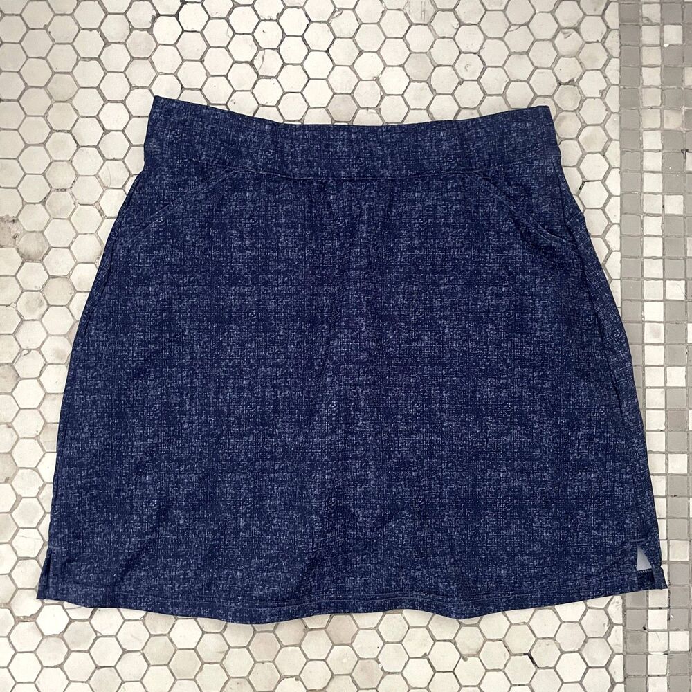 Peter Millar Skort Skirt Womens Medium Blue Navy Golf Stretch Outdoors Casual